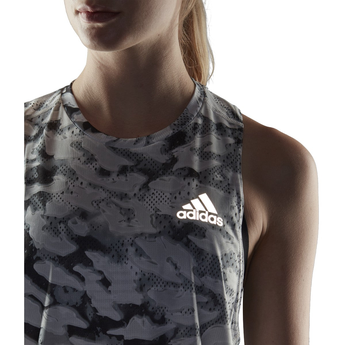 adidas Fast Graphic Tank Top - Womens Running