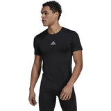 adidas Techfit Compression Mens Soccer Short Sleeve Shirt