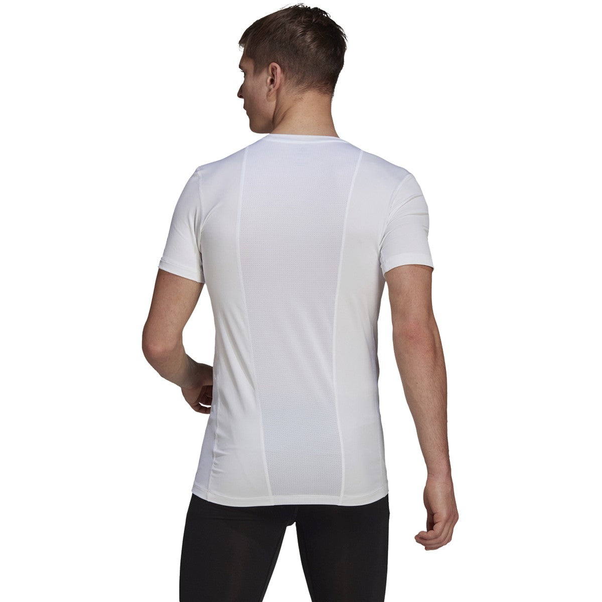 adidas Techfit Compression Mens Soccer Short Sleeve Shirt