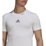 adidas Techfit Compression Mens Soccer Short Sleeve Shirt