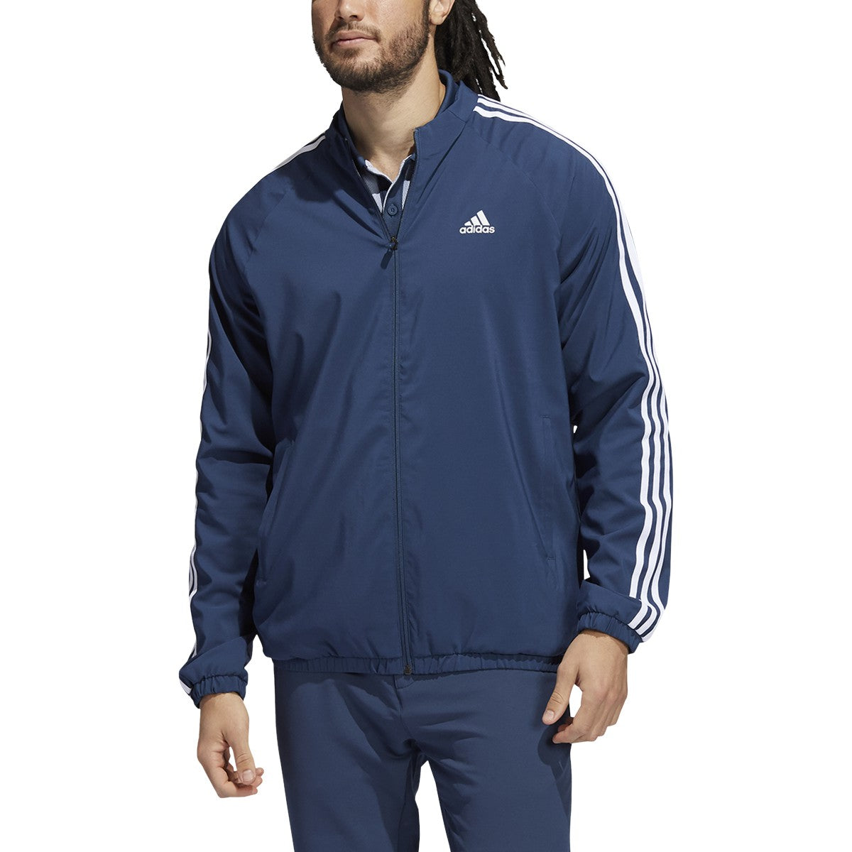 adidas Lined Full Zip Jacket - Mens Golf