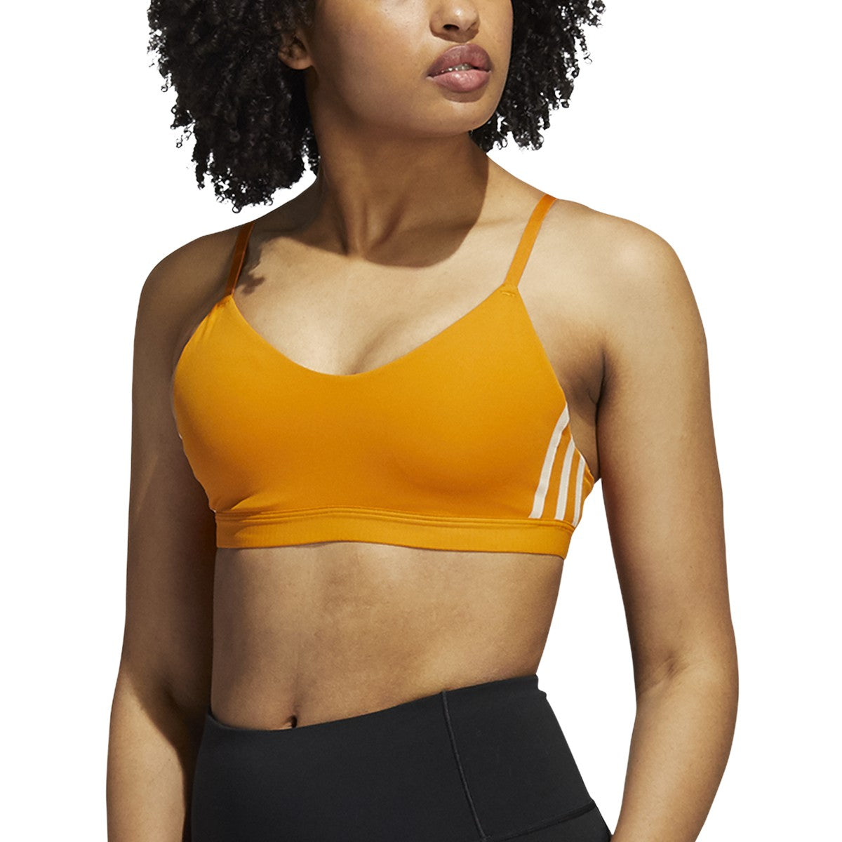 adidas All Me 3-Stripe Bra - Womens Training