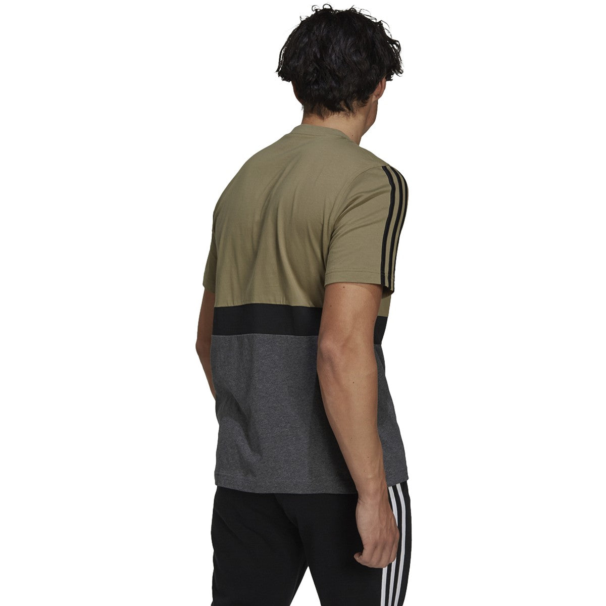 adidas Essentials Colorblock Tee - Mens Casual