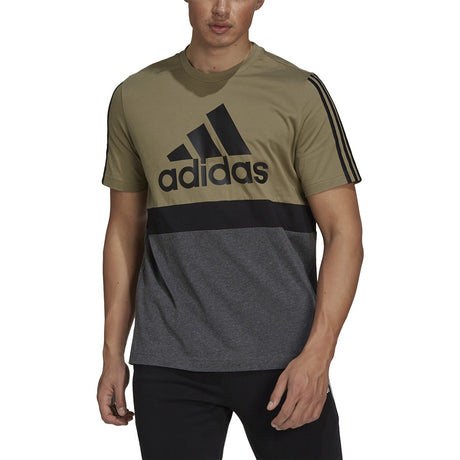 adidas Essentials Colorblock Tee - Mens Casual