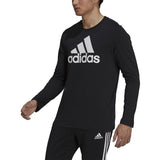 adidas Essentials Long Sleeve Tee Shirt - Mens Casual