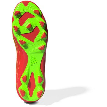 adidas Predator Edge.4 Sock Top Kids Soccer Cleats in Red