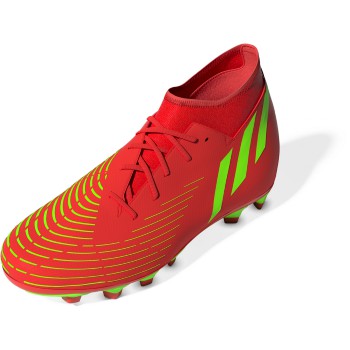 adidas Predator Edge.4 Sock Top Kids Soccer Cleats in Red