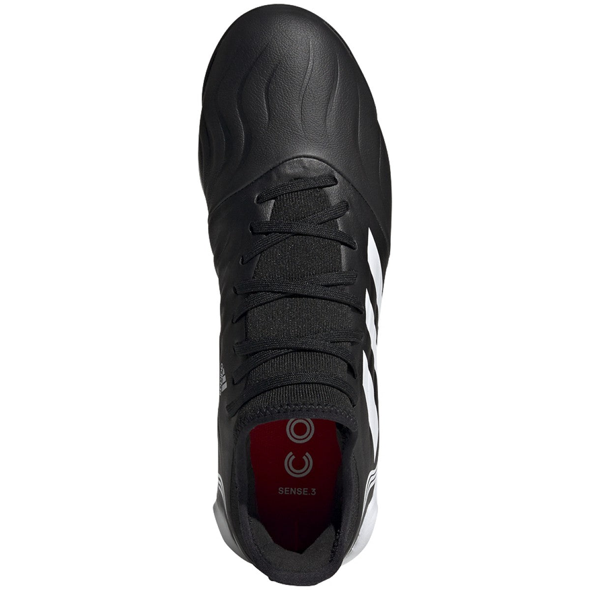 adidas Copa Sense.3 Mens Soccer Turf Shoes in Black and White