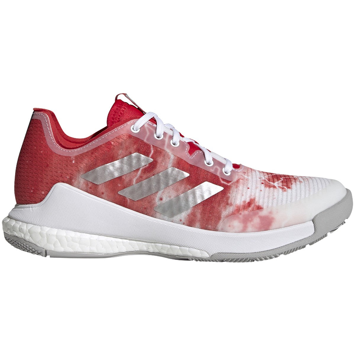 adidas CrazyFlight Womens Indoor Volleyball Shoes in Red Ombre