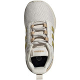 adidas Racer TR21 Toddler Shoes with Gold Stripes