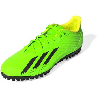 adidas X Speedportal.4 Mens Soccer Turf Shoes in Neon Green