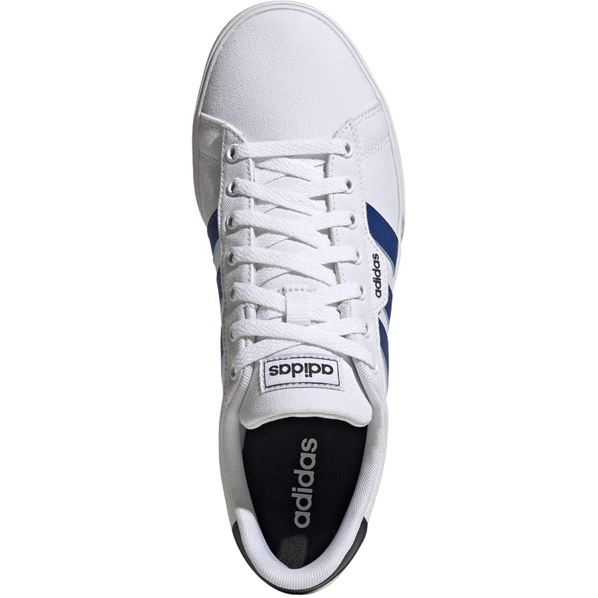 adidas Daily 3.0 Mens Skateboarding Shoes in Blue and White