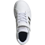 adidas Grand Court Elastic Lace Shoe - Kids Tennis