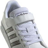 adidas Grand Court Elastic Lace Shoe - Kids Tennis