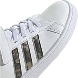 adidas Grand Court Elastic Lace Shoe - Kids Tennis