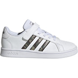 adidas Grand Court Elastic Lace Shoe - Kids Tennis