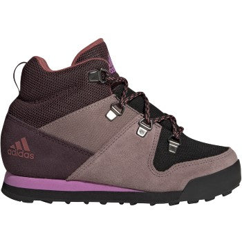 adidas Snowpitch Kids Winter Hiking Boot in Maroon