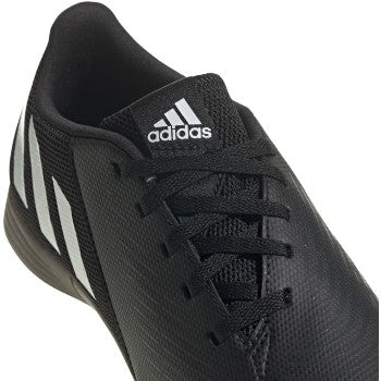 adidas Predator Edge.4 Youth Indoor Soccer Shoes in Black and White