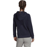 adidas Essentials 3-Stripe Full-Zip Hoodie - Womens Casual