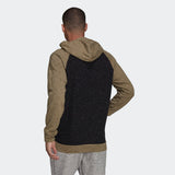 adidas Essentials Melange Small Logo Full Zip Hoodie - Mens Casual
