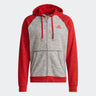 adidas Essentials Melange Small Logo Full Zip Hoodie - Mens Casual
