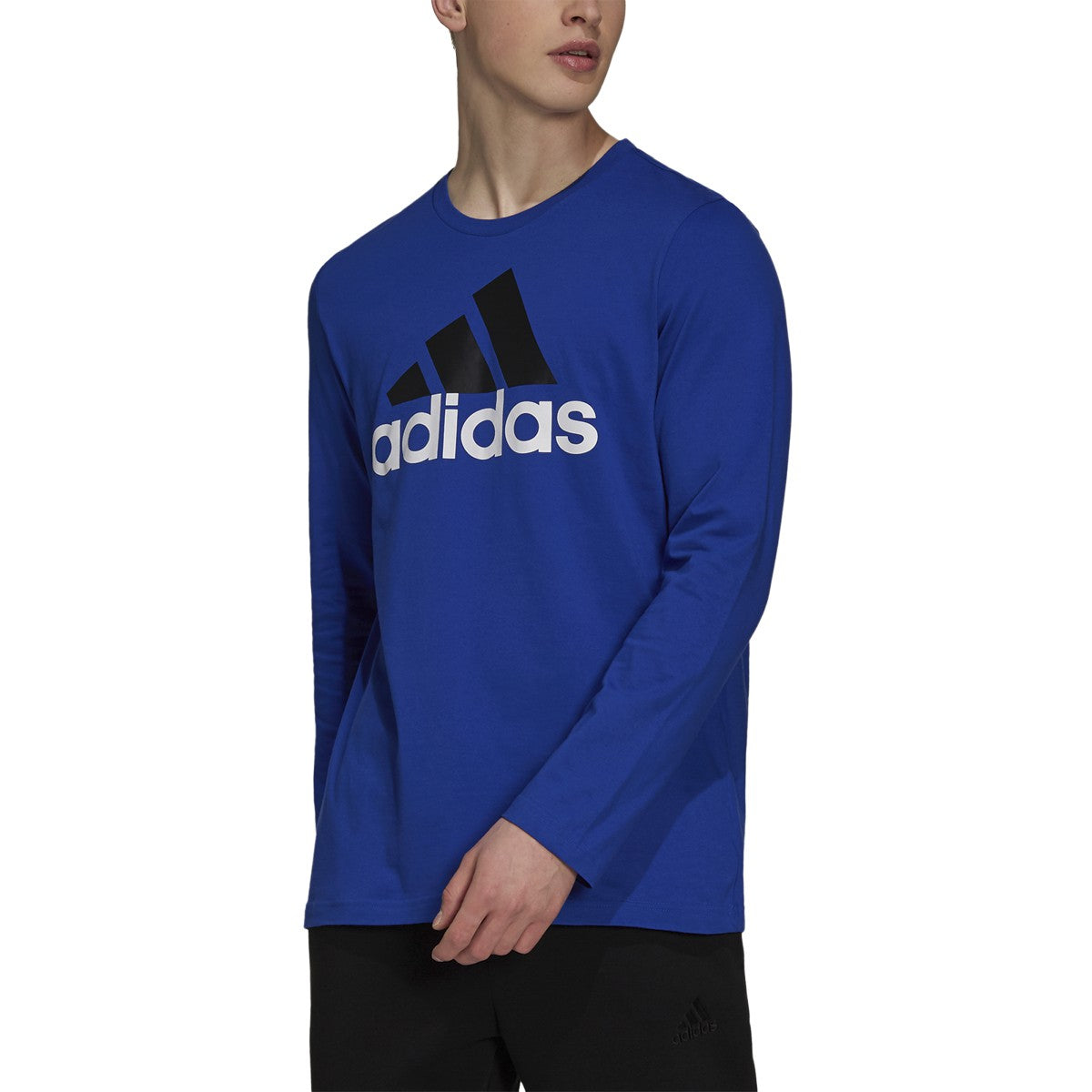 adidas Essentials Long Sleeve Tee Shirt - Mens Casual