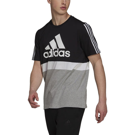 adidas Essentials Colorblock Tee - Mens Casual