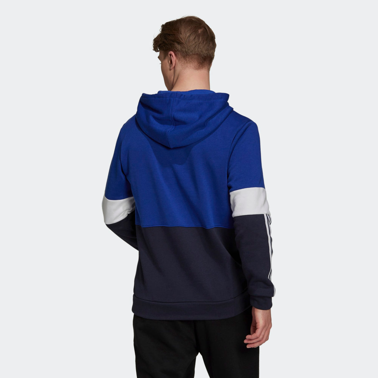 adidas Essentials Fleece Colorblock Hoodie - Mens Casual