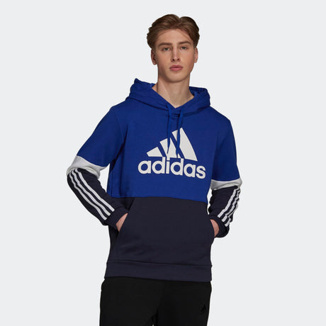 adidas Essentials Fleece Colorblock Hoodie - Mens Casual