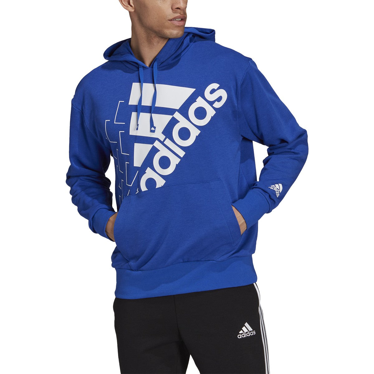 adidas Essentials Relaxed Fit Logo Hoodie - Mens Casual