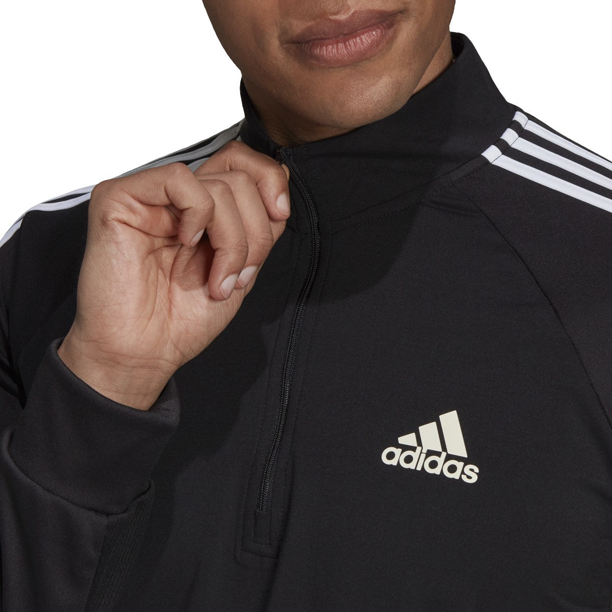 adidas Sereno Mens Quarter Zip Soccer Shirt