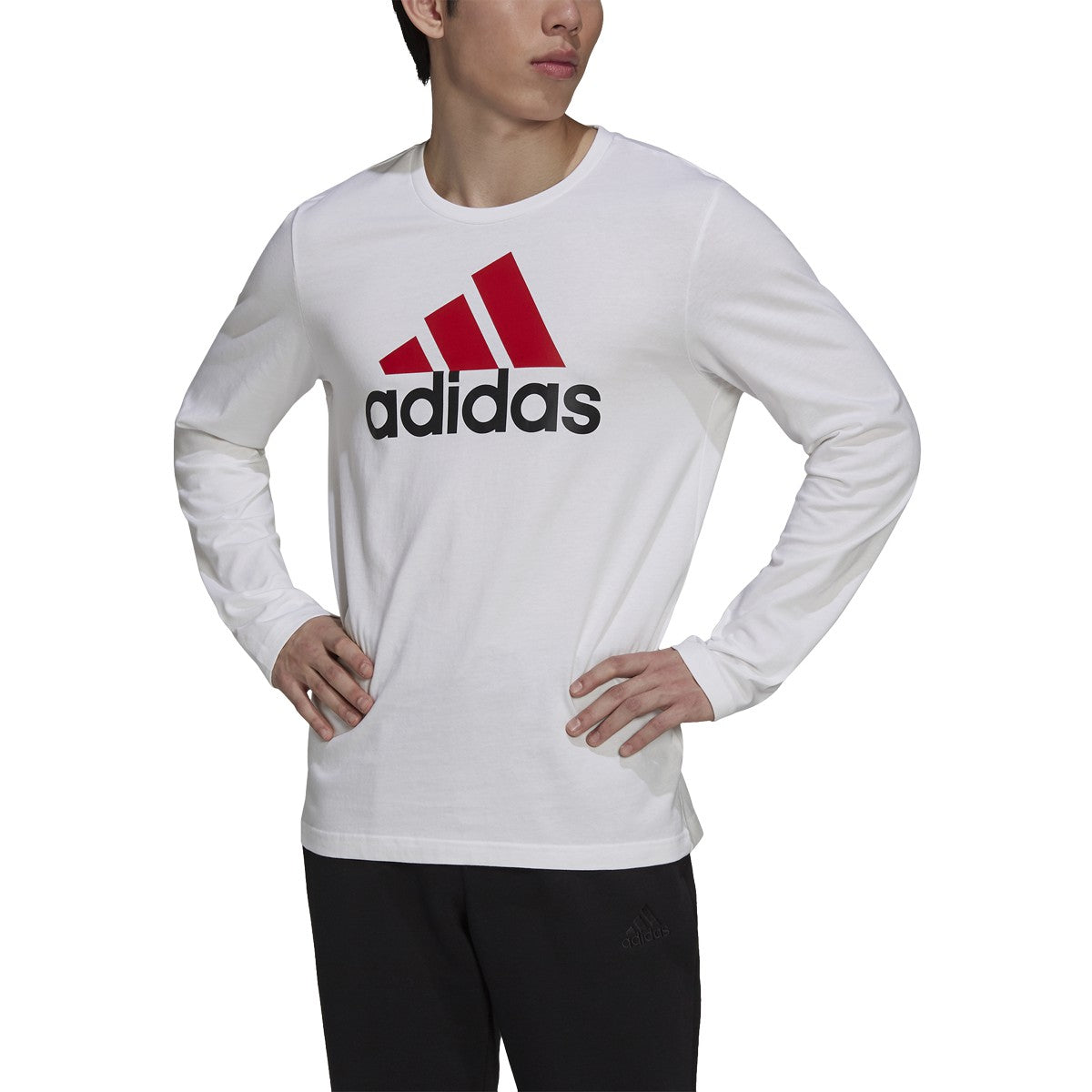 adidas Essentials Long Sleeve Tee Shirt - Mens Casual