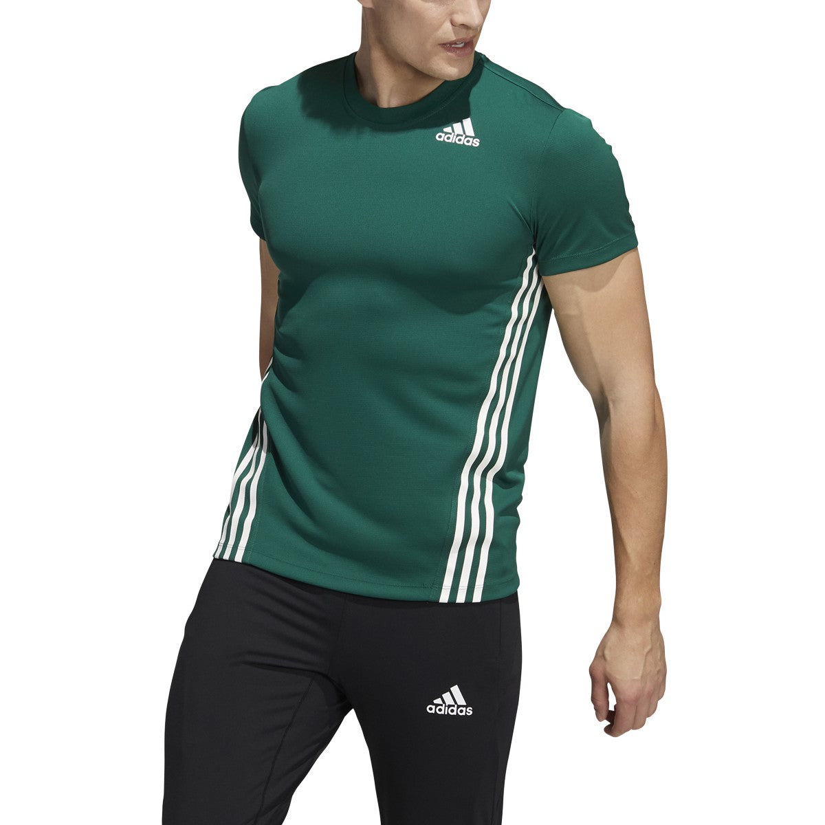 adidas Aeroready 3-Stripes Tee - Mens Training