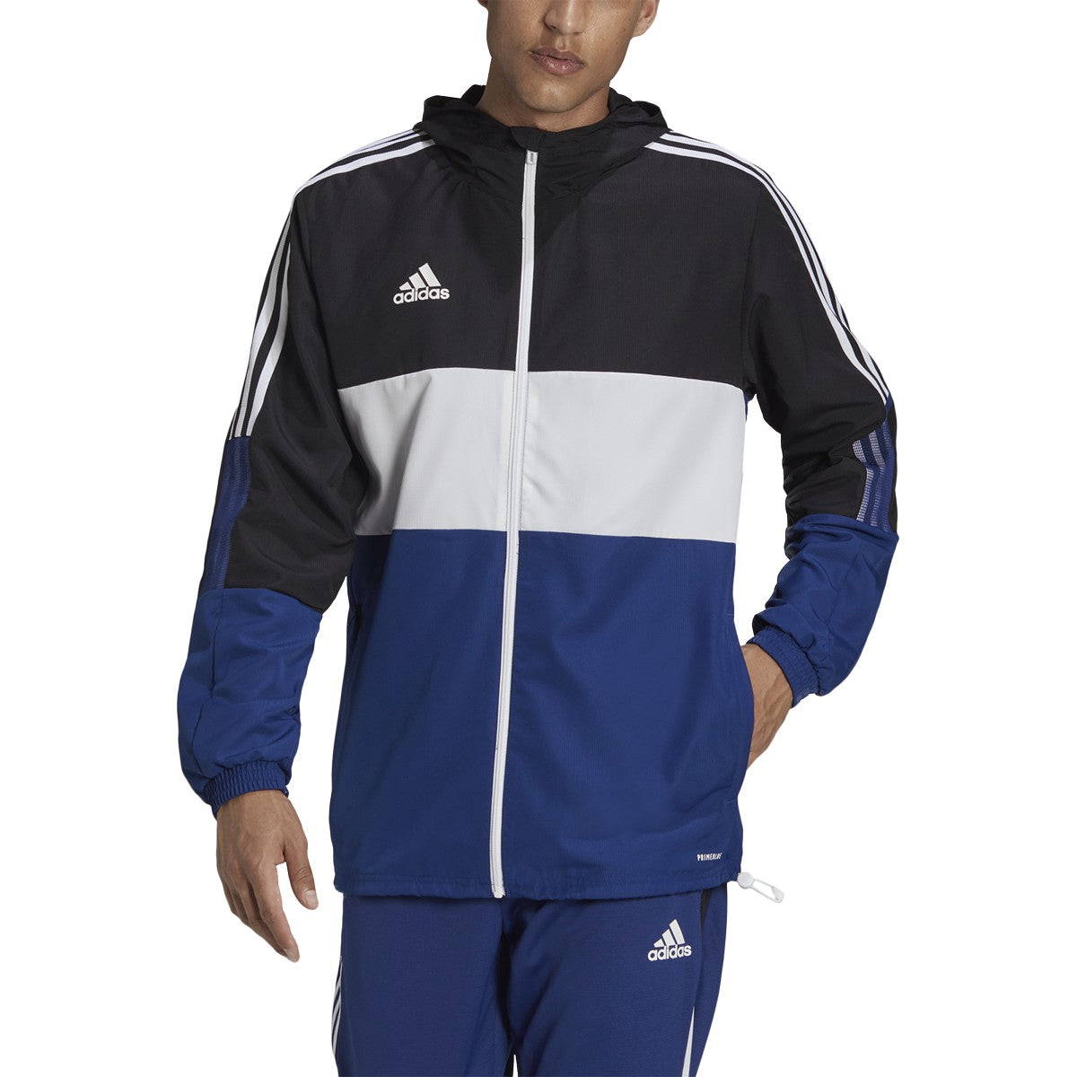 adidas Tiro Primeblue Warm Windbreaker - Mens Soccer