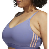 adidas All Me 3 Stripes Plus Size Bra - Womens Training