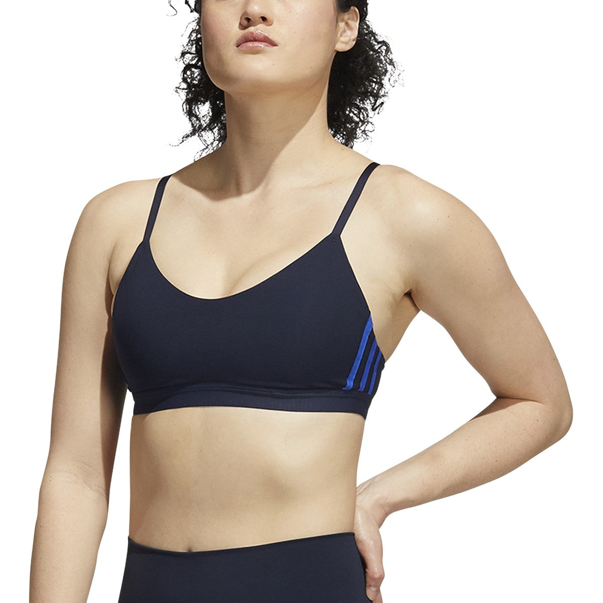 adidas All Me 3-Stripe Bra - Womens Training
