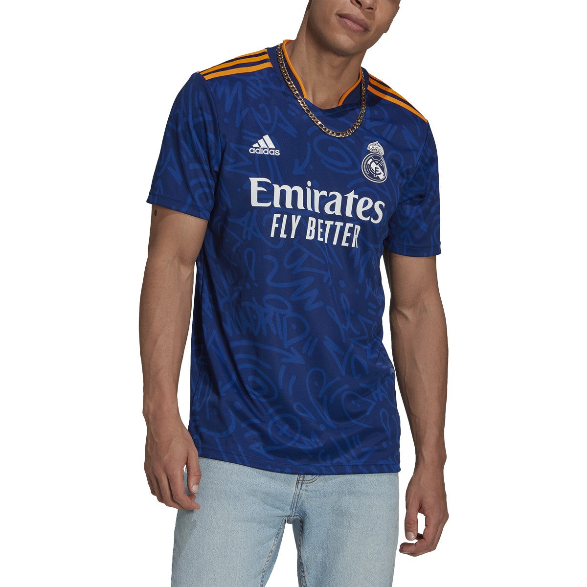 adidas 21-22 Real Madrid Away Jersey - Mens Soccer