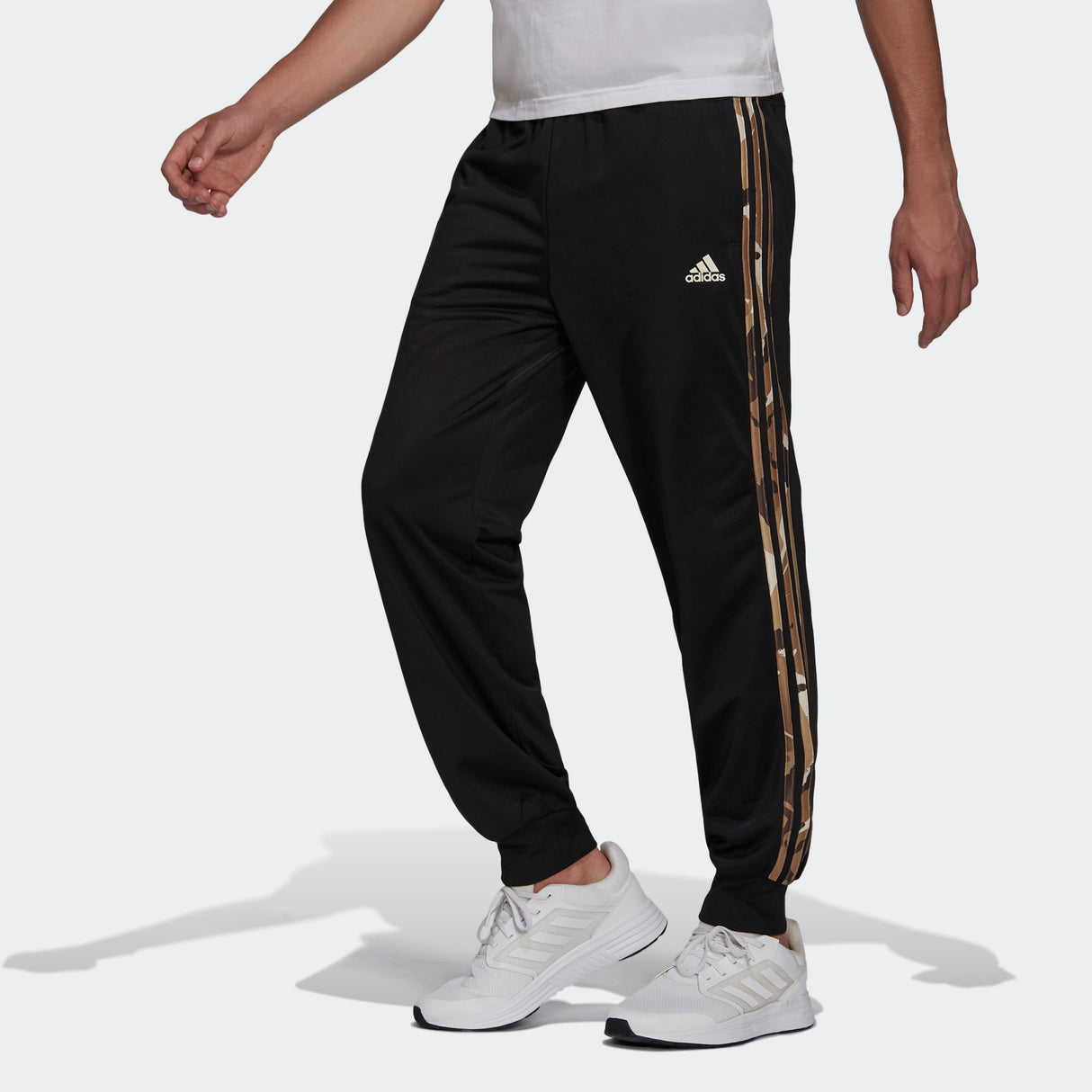 adidas Warm-Up Tricot Tapered Camo Pants - Mens Casual