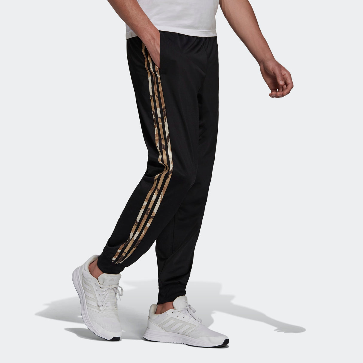 adidas Warm-Up Tricot Tapered Camo Pants - Mens Casual
