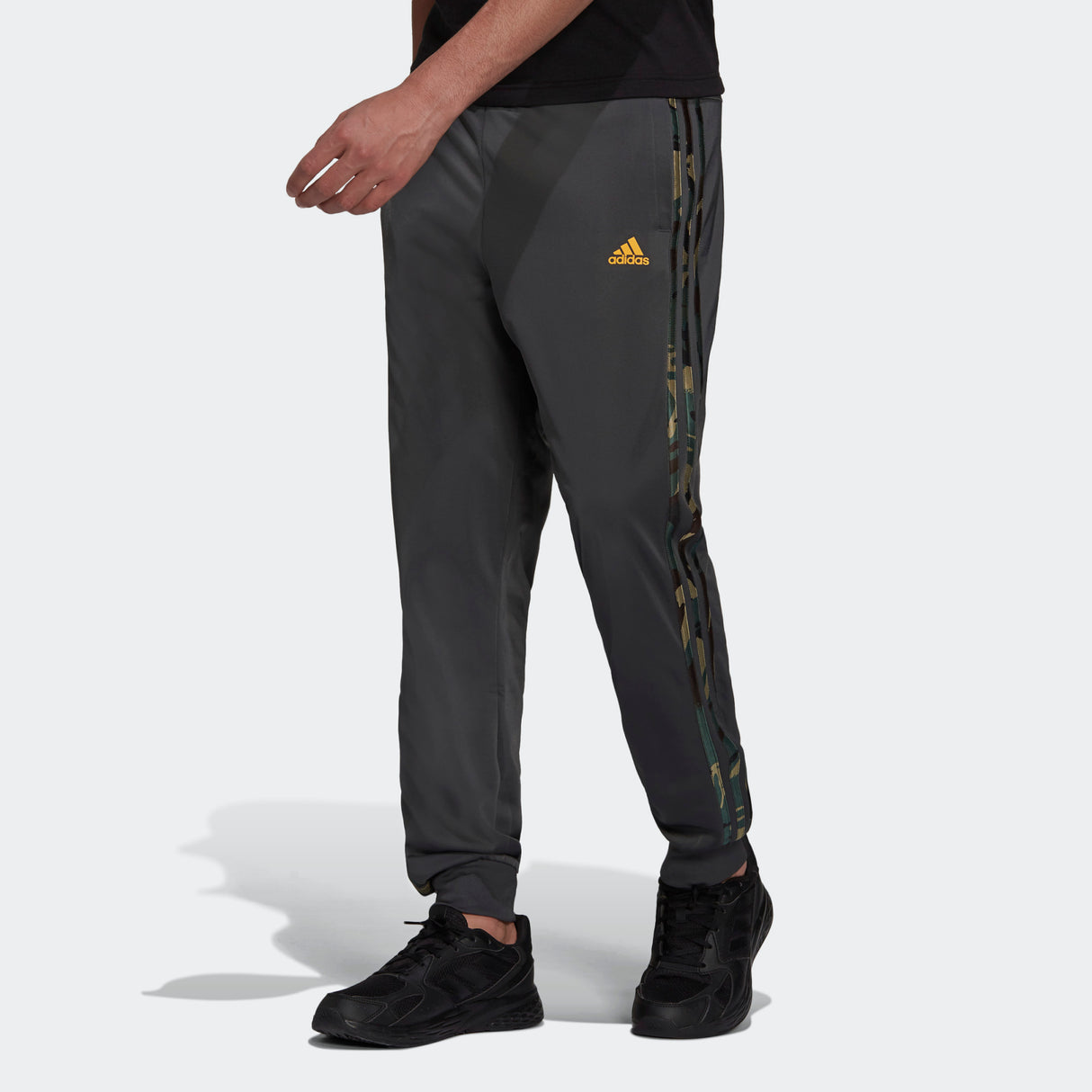 adidas Warm-Up Tricot Tapered Camo Pants - Mens Casual