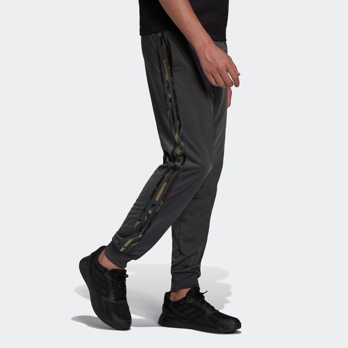 adidas Warm-Up Tricot Tapered Camo Pants - Mens Casual