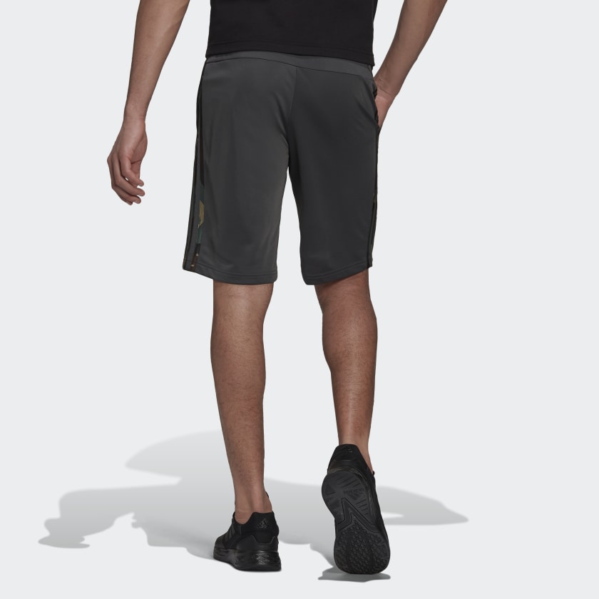 adidas Primegreen Essentials Warm-Up 3-Stripes Camo Shorts - Mens Casual