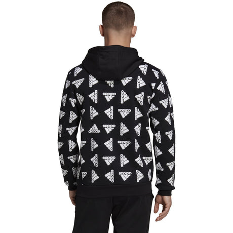 adidas All Over Print Fleece Hoodie - Mens Casual