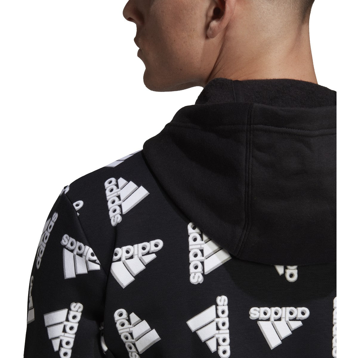 adidas All Over Print Fleece Hoodie - Mens Casual