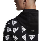adidas All Over Print Fleece Hoodie - Mens Casual