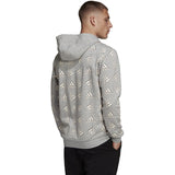 adidas All Over Print Fleece Hoodie - Mens Casual
