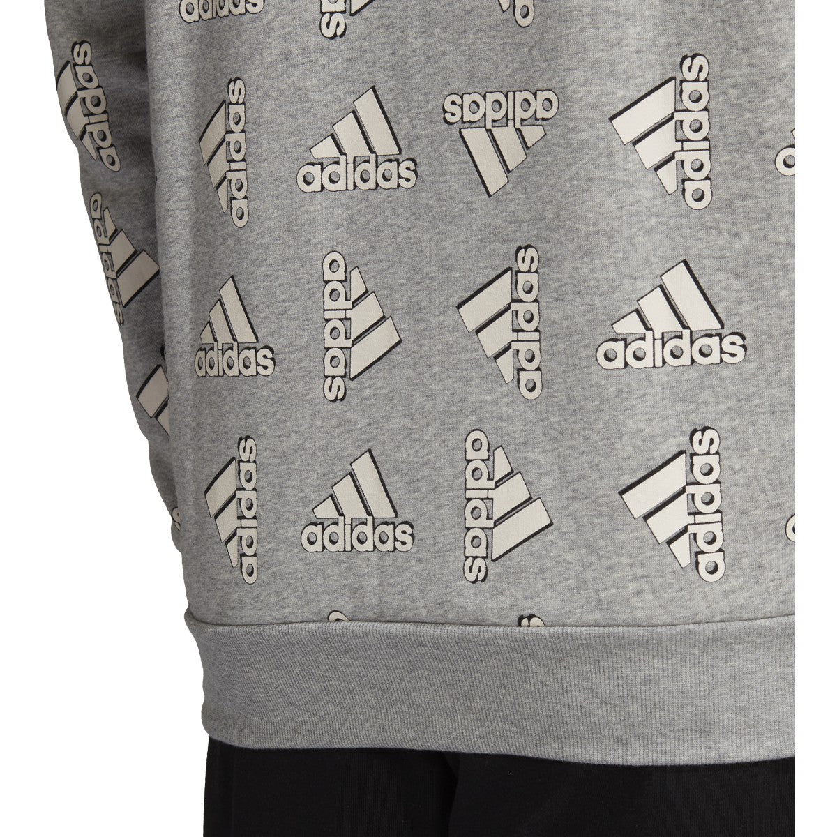 adidas All Over Print Fleece Hoodie - Mens Casual