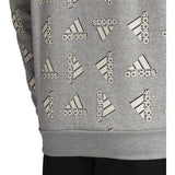 adidas All Over Print Fleece Hoodie - Mens Casual