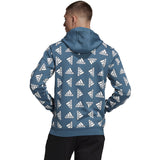 adidas All Over Print Fleece Hoodie - Mens Casual