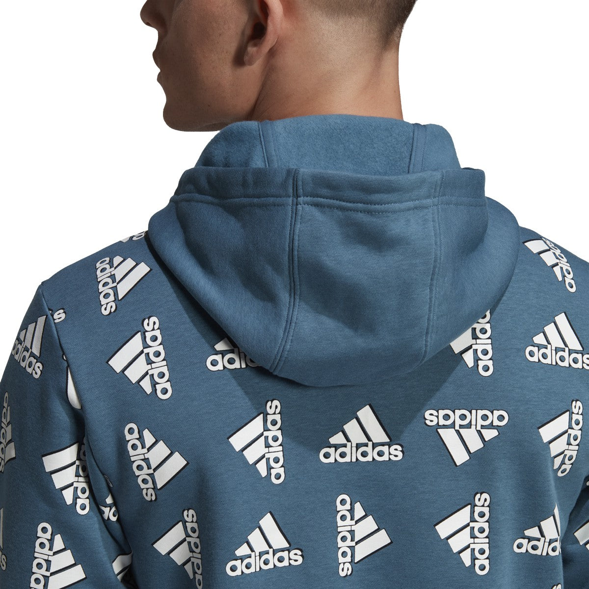 adidas All Over Print Fleece Hoodie - Mens Casual